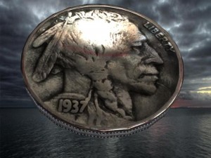 old american 5 cent 3D Model