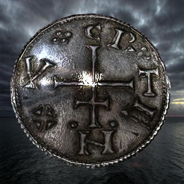 ancient viking coin 1 3D मॉडल .c4d .max .obj .3ds .fbx .stl .blend 