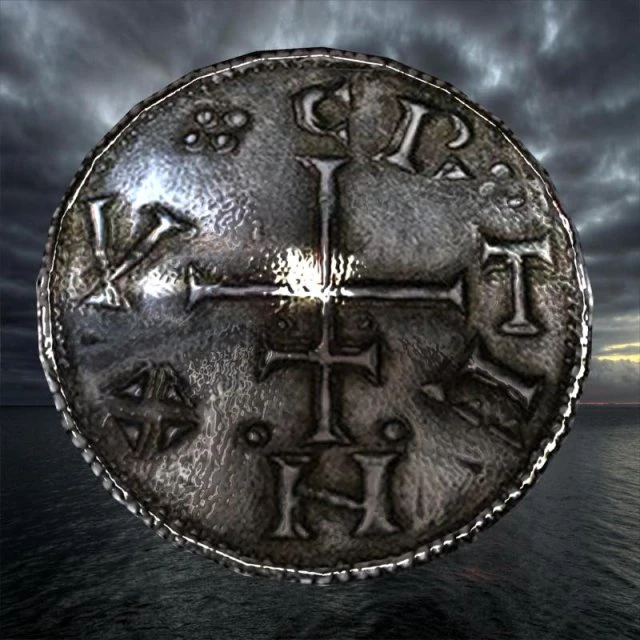 ancient viking coin 1 3D Model .c4d .max .obj .3ds .fbx .stl .blend 