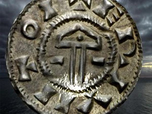 ancient viking coin 3 3D Model