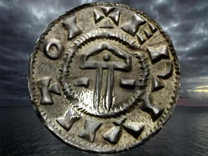 ancient viking coin 3 3D Model