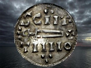 ancient viking coin 3 3D Model