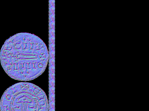 ancient viking coin 3 3D 模型