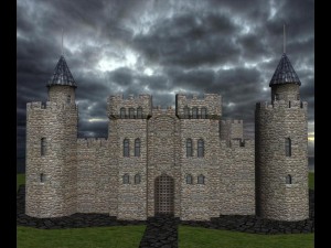 medieval castle 3D Model