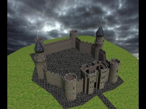 medieval castle 3D Model