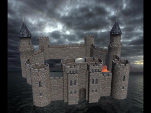 medieval castle 3D Model