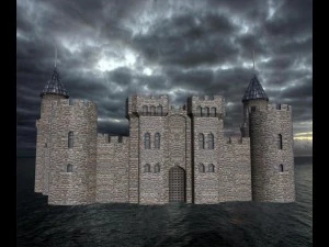 medieval castle 3D Model