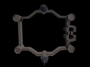 medieval castle 3D Model