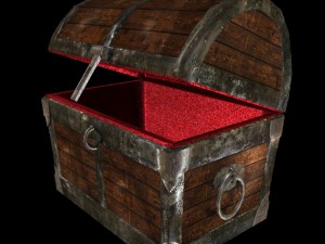 medieval chest 3D Model