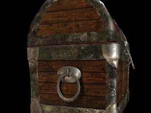 medieval chest 3D Model