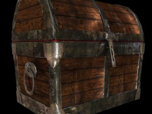 medieval chest 3D Model