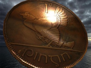 ireland penny Modelo 3D