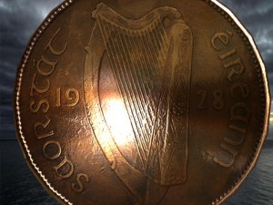 ireland penny Modelo 3D