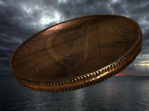ireland penny Modelo 3D