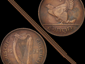 ireland penny Modelo 3D