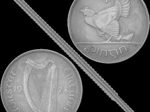 ireland penny Modelo 3D