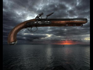 pirate pistol Modello 3D