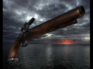 pirate pistol Modello 3D