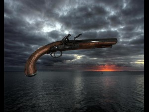 pirate pistol Modello 3D