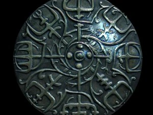 средневековый щит 3D Модель