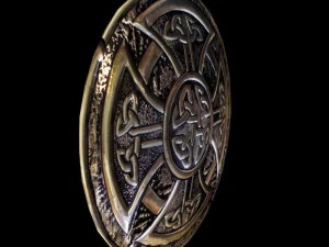 celtic shield 3D Model