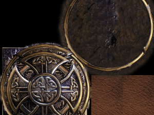 celtic shield 3D मॉडल