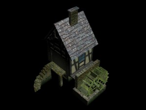 water mill Modèle 3D