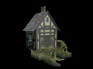 water mill Modèle 3D