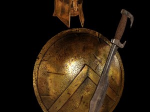 spartans armor Model 3D