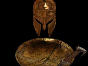 Spartaanse pantser 3D Model