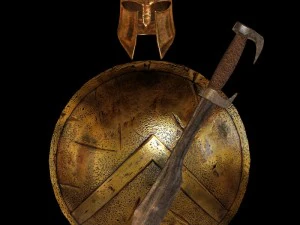 Spartaanse pantser 3D Model