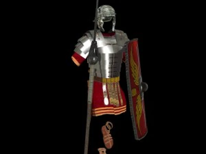 armadura romana Modelo 3D
