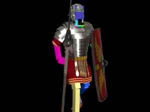 roman armor 3D Model