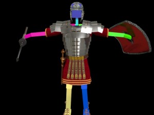 roman armor 3D Model