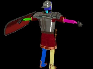 roman armor 3D Model
