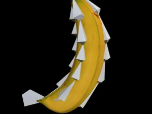 바나나 장비 3D 모델