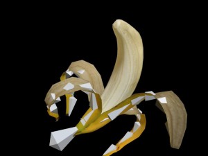 banana rig 3D मॉडल