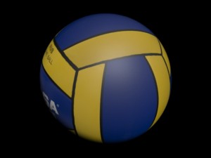 volley ball 3Dモデル