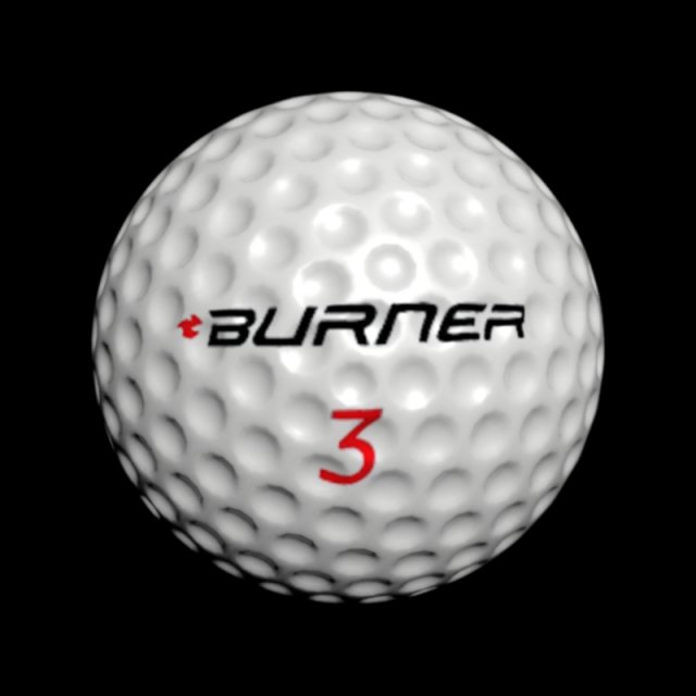 golf ball 1 3D 모델 .c4d .max .obj .3ds .fbx .stl .blend 