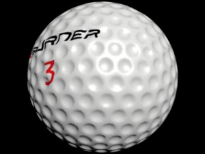 golf ball 1 3D 모델