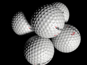 golf ball 1 3D 모델