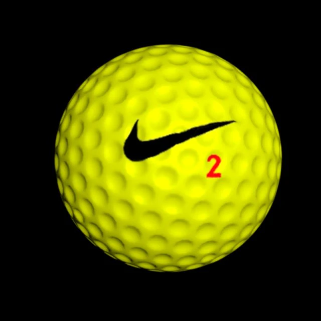 golf ball 4 3D Model .c4d .max .obj .3ds .fbx .stl .blend 