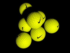 golf ball 4 Model 3D