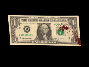 bloody dollars Model 3D