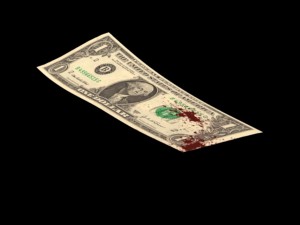 bloody dollars Model 3D