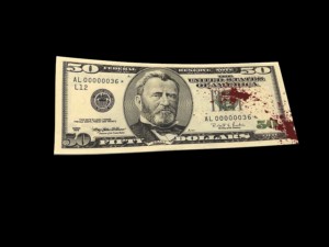 bloody dollars Model 3D