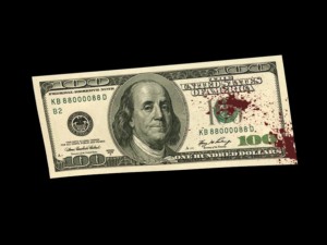 bloody dollars Model 3D