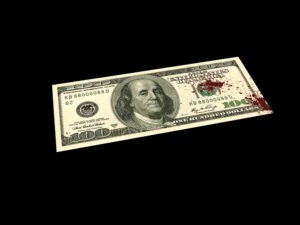 bloody dollars rigged 3D Model
