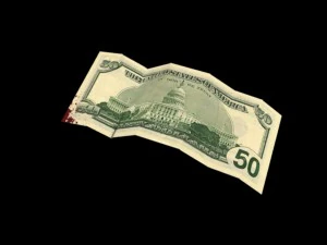 bloody dollars rigged 3D Model