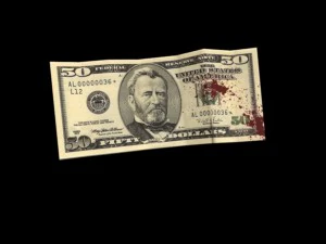 bloody dollars rigged 3D Model